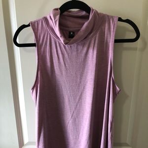 Light turtleneck tank top